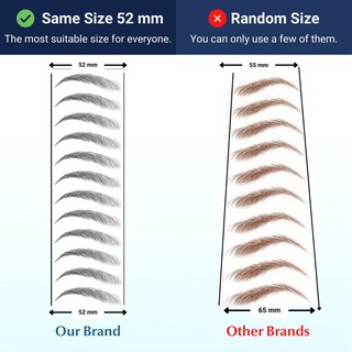 Foto 6 | Foto 6 | Pegatinas Para Tatuajes De Cejas Bliss And Beyond Usa Waterproof - Venta Internacional.