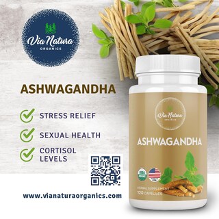 Foto 3 | Foto 3 | Suplemento Via Natura Organics Cápsulas De Ashwagandha 1000 Mg - Venta Internacional.