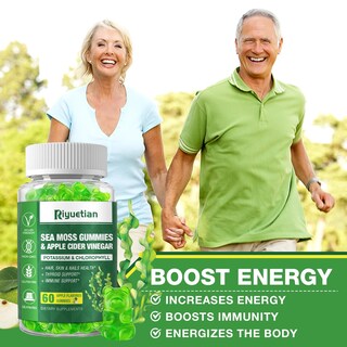 Foto 6 | Foto 6 | Gomitas Sea Moss Riyuetian 60 Unidades Con Sabor A Manzana - Venta Internacional.