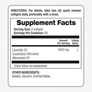 Foto 4 | Foto 4 | Suplemento Fito Medic's Lab Lavender Pills 1600 Mg 120 Cápsulas Blandas - Venta Internacional.