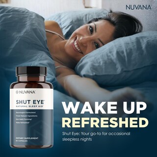 Foto 4 | Foto 4 | Suplemento Para Dormir Nuvana Shut Eye 5 Mg De Melatonina 60 Cápsulas - Venta Internacional.