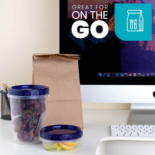 Foto 4 | Foto 4 | Recipiente De Almacenamiento De Alimentos Plasticpro 950 Ml (paquete De 6) Con Tapas - Venta Internacional.