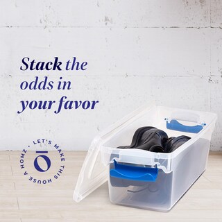 Foto 2 | Foto 2 | Contenedores De Almacenamiento Homz Pequeños De Plástico Transparente De 7 5 Litros Con Tapa De Cierre - Venta Internacional.