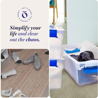 Foto 6 | Foto 6 | Contenedores De Almacenamiento Homz Pequeños De Plástico Transparente De 7 5 Litros Con Tapa De Cierre - Venta Internacional.