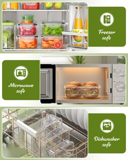 Foto 5 | Foto 5 | Contenedores De Almacenamiento De Alimentos Canfanni 40 Unidades Con Tapas Sin Bpa - Venta Internacional.