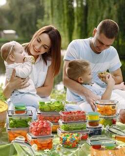Foto 7 | Foto 7 | Contenedores De Almacenamiento De Alimentos Canfanni 40 Unidades Con Tapas Sin Bpa - Venta Internacional.