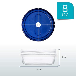 Foto 3 | Foto 3 | Contenedores De Delicatessen Plasticpro  240 Ml  Paquete De 8 Unidades  Tapa Torcida  Transparentes - Venta Internacional.