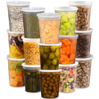 Foto 1 | Foto 1 | Contenedores De Plástico Para Delicatessen Tashibox 32 Oz (24 Juegos) Con Tapas - Venta Internacional.