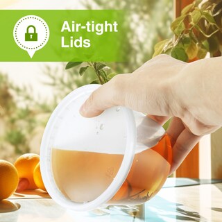 Foto 4 | Foto 4 | Juego De 60 Contenedores Para Delicatessen Neebake Con Tapas  240 Ml  480 Ml  960 Ml  Plástico - Venta Internacional.