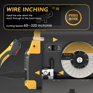 Foto 5 | Foto 5 | Soldadora Tooliom Aluminium Mig 250a 110v/220v Con Pulso 5 En 1 - Venta Internacional.