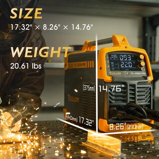 Foto 7 | Foto 7 | Soldadora Tooliom Aluminium Mig 250a 110v/220v Con Pulso 5 En 1 - Venta Internacional.