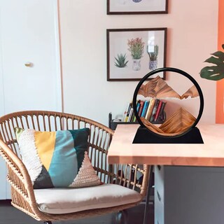 Foto 3 | Foto 3 | Cuadro Artístico Con Arena En Movimiento Paisaje Arenoso De Aguas Profundas De Aoderun 12 Cm - Venta Internacional.
