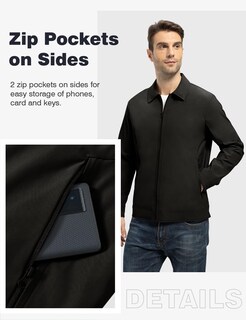 Foto 3 | Foto 3 | Chaqueta Tbmpoy Ligera A Prueba De Viento Y Resistente Al Agua Para Hombre - Venta Internacional.