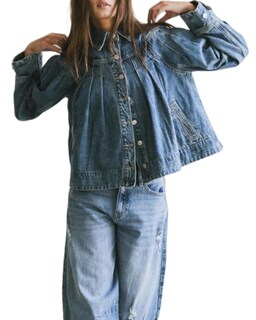 Foto 1 | Foto 1 | Chaqueta Vaquera Corta Ezapine De Manga Larga Para Mujer - Venta Internacional.