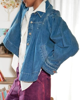 Foto 7 | Foto 7 | Chaqueta Vaquera Corta Ezapine De Manga Larga Para Mujer - Venta Internacional.