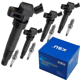 Foto 1 | Foto 1 | Paquete De Bobinas Y Bujías Ksu Compatibles Con Hyundai Tucson 2.4l - Venta Internacional.
