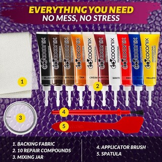 Foto 7 | Foto 7 | Kit De Reparación Coconix Para Restaurar Muebles De Vinilo Y Cuero - Venta Internacional.