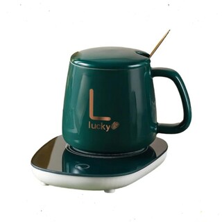 Foto 1 | Foto 1 | Taza De Café Con Calentador Eléctrico Verde Inteligente De 220 V - Venta Internacional.