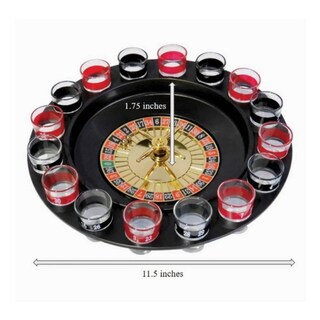Foto 1 | Foto 1 | Set De Juego De Ruleta Casino 16 Tiros Con Capacidad De 180 Ml - Venta Internacional.