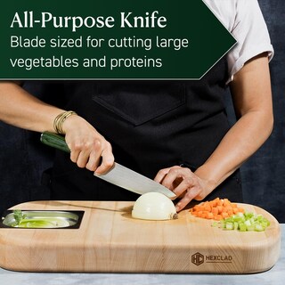 Foto 6 | Foto 6 | Cuchillo De Chef Hexaclorado Japonés De Acero Inoxidable Damasco 20 Cm - Venta Internacional.