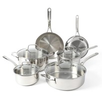 Juego De Utensilios De Cocina Martha Stewart Castelle 10 Piezas Acero Inoxidable - Venta Internacional.
