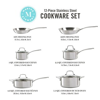 Foto 2 | Foto 2 | Juego De Utensilios De Cocina Martha Stewart Castelle 10 Piezas Acero Inoxidable - Venta Internacional.