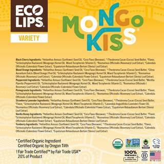 Foto 5 | Foto 5 | Bálsamo Labial Eco Lips Mongo Kiss Organic Paquete De 7 - Venta Internacional.