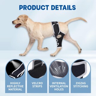 Foto 6 | Foto 6 | Rodillera Para Perros Moysoon Para Desgarro Del Ligamento Cruzado Anterior Y Pata Trasera Universal Xl - Venta Internacional.