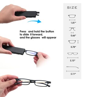 Foto 3 | Foto 3 | Gafas De Lectura Skyoak Ultradelgadas Y Ligeras Con Bloqueo De Luz Azul 3.0 - Venta Internacional.