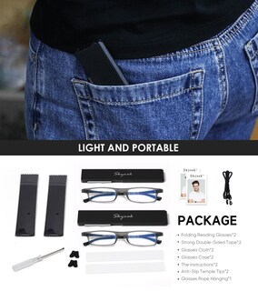 Foto 4 | Foto 4 | Gafas De Lectura Skyoak Ultradelgadas Y Ligeras Con Bloqueo De Luz Azul 3.0 - Venta Internacional.