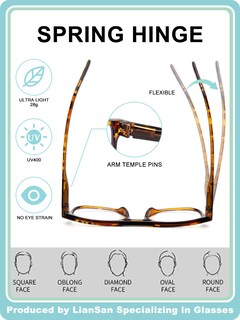 Foto 6 | Foto 6 | Gafas De Lectura Multifocales Progresivas Liansan Ls8016p-2p150 - Venta Internacional.