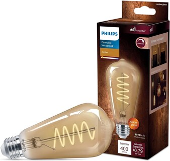 Foto 1 | Foto 1 | Bombilla Led Philips Vintage Color Ámbar Sin Parpadeo 6 5 W E26 Paquete De 1 Unidad - Venta Internacional.