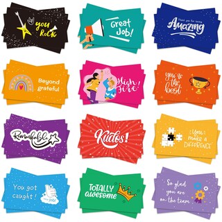 Foto 1 | Foto 1 | Tarjetas De Felicitación De Agradecimiento A Los Empleados Yeaqee 240 Unidades Clásicas - Venta Internacional.