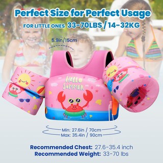 Foto 5 | Foto 5 | Chaleco De Natación Heysplash Kids Puddle Jumper 10-32 Kg 2-7 Años - Venta Internacional.