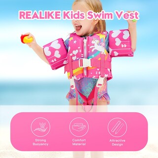 Foto 2 | Foto 2 | Chaleco De Natación Realike Para Niños Pequeños De 10 A 40 Kg De 1 A 4 Años - Venta Internacional.