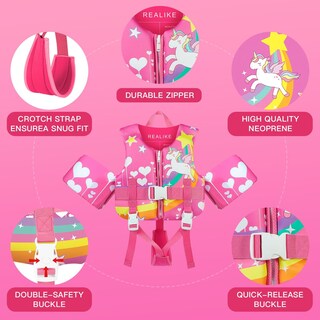 Foto 3 | Foto 3 | Chaleco De Natación Realike Para Niños Pequeños De 10 A 40 Kg De 1 A 4 Años - Venta Internacional.