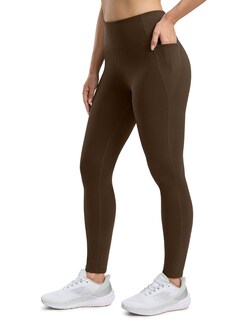 Foto 1 | Foto 1 | Leggins Seamaid Con Forro Polar Resistentes Al Agua Color Marrón Talla Xl - Venta Internacional.