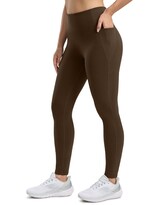 Leggins Seamaid Con Forro Polar  Resistentes Al Agua  Color Marrón L - Venta Internacional.