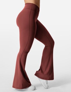 Foto 4 | Foto 4 | Leggins Acampanados Yeoreo Kalie Scrunch Para Mujer  Color Burdeos  Talla L - Venta Internacional.