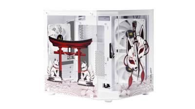 Foto 1 | Foto 1 | Gabinete Ocelot Blanco Kitsune M-atx Sin Fuente Rgb Con Cristal