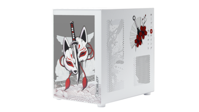 Foto 4 | Foto 4 | Gabinete Ocelot Blanco Kitsune M-atx Sin Fuente Rgb Con Cristal