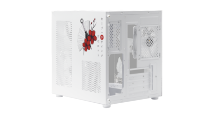 Foto 7 | Foto 7 | Gabinete Ocelot Blanco Kitsune M-atx Sin Fuente Rgb Con Cristal