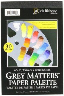 Foto 1 | Foto 1 | Paleta De Papel Desechable Jack Richeson Grey Matters 6 X 9 Pulgadas - Venta Internacional.