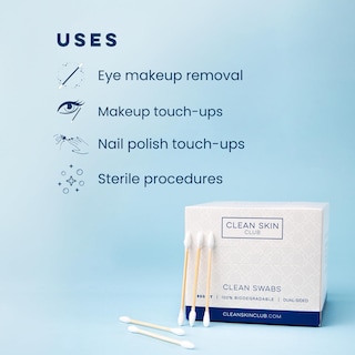 Foto 3 | Foto 3 | Bastoncillos Swabs Clean Skin Club 500 Unidades Biodegradables - Venta Internacional.