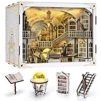Kit De Casa En Miniatura Para Bricolaje Cccdf Book Nook Library Of Gods Max - Venta Internacional.