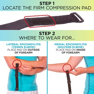 Foto 3 | Foto 3 | Aparato Ortopédico Ortopédico Para Epicondilitis Correa De Codo Compresión - Venta Internacional.