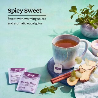 Foto 4 | Foto 4 | Tea Yogi Breathe Deep Tea 16 Bolsitas De Té (6 Paquetes) Orgánicas - Venta Internacional.