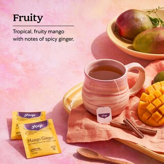 Foto 4 | Foto 4 | Tea Yogi Mango Ginger 16 Bolsitas De Té Paquete De 6 Digestión Orgánica - Venta Internacional.