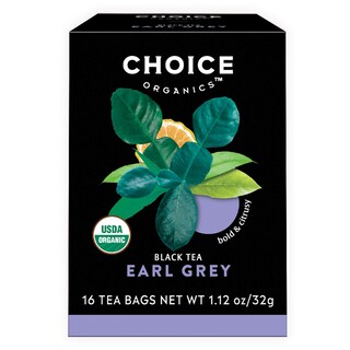 Foto 1 | Foto 1 | Earl Grey Orgánico De Tea Choice Organics Con Bergamota 96 Bolsas - Venta Internacional.