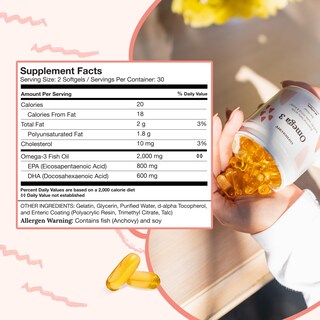 Foto 4 | Foto 4 | Suplementos Corneacare Triple Strength Omega 3 60 Cápsulas Blandas - Venta Internacional.